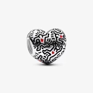 ✅Pandora Keith Haring Pandora Line Art People Charm